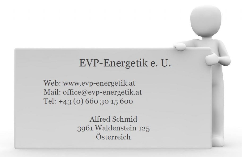 EVP-Energetik Kontakt. EVP-Wasserbeleber